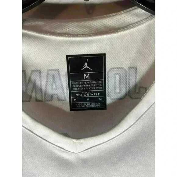 Youth Jordan Brand #23 Nike Dri-fit Jersey White - Picture 5 of 6